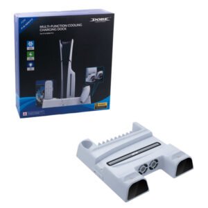 DOBE Multifunctional Cooling Charging Stand for PS5/New PS5 slim