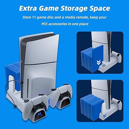 DOBE Multifunctional Cooling Charging Stand for PS5/New PS5 slim - Image 8