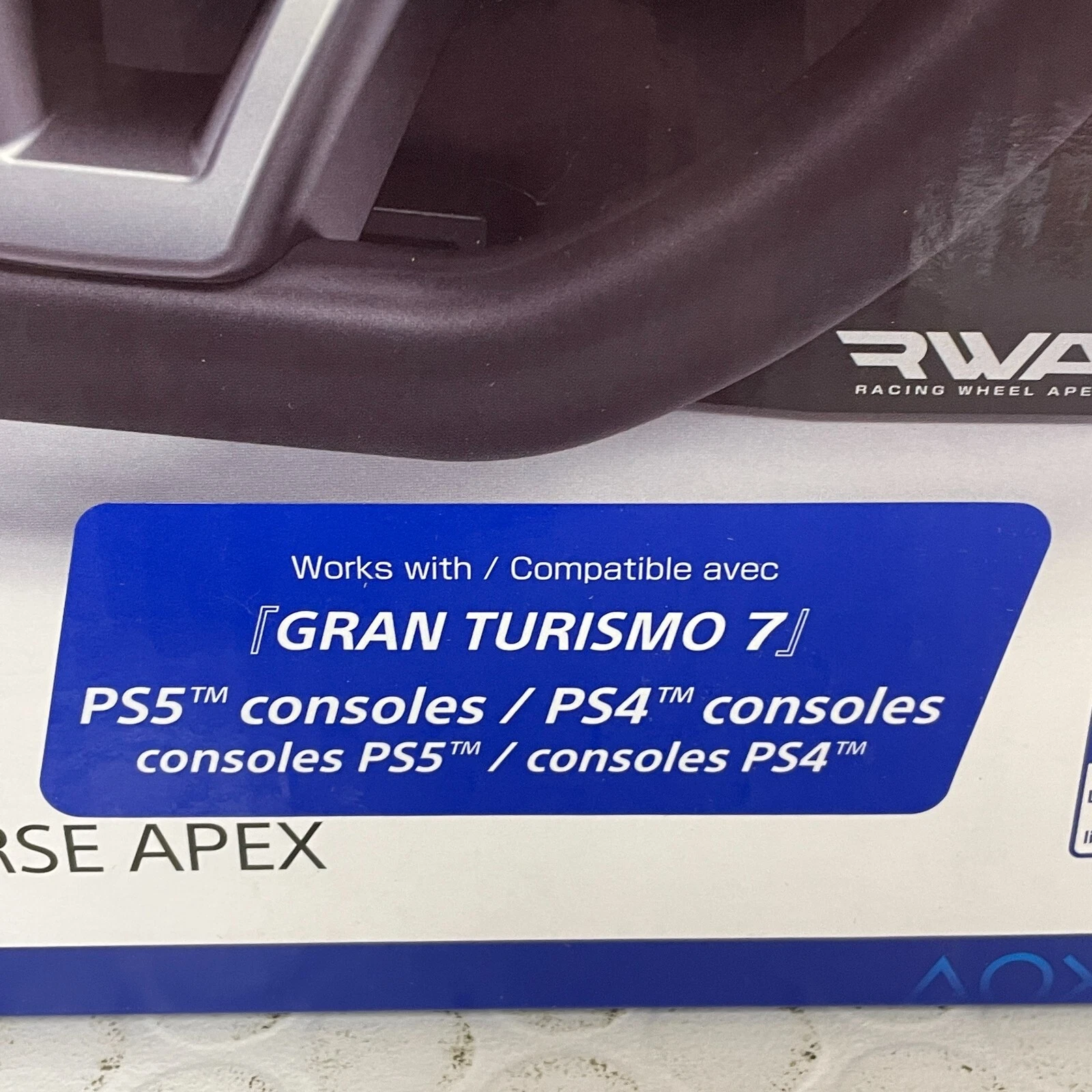 HORI Racing Wheel Apex for Playstation 5, PlayStation 4 and PC - Officially Licensed by Sony - Compatible with Gran Turismo 7 - Image 7